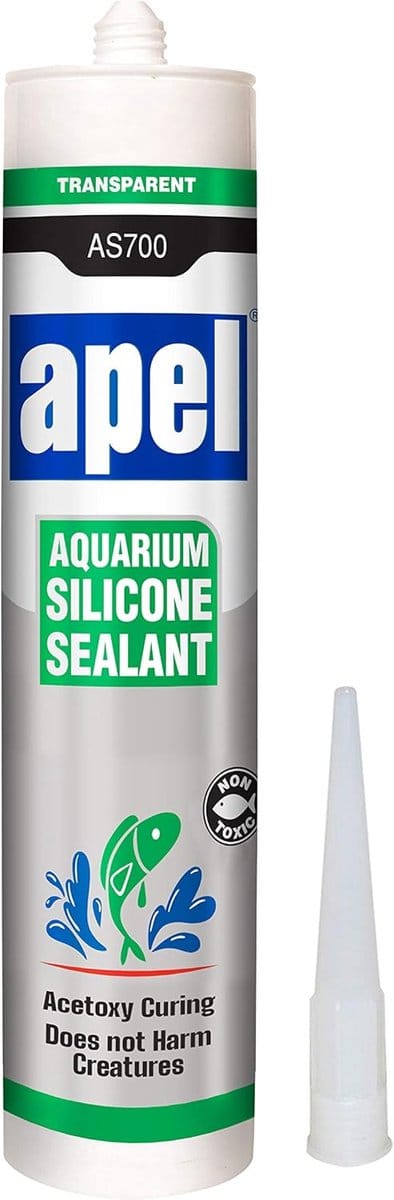 Mitreapel AS700 Aquarium Silicone – 310 ml – Transparant – Siliconenkit – Sterke en Waterdichte Afdichting – Veilig voor Aquariums – Snelle en Betrouwbare Hechting – Aquarium Sealant