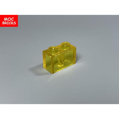 50 stuks/partij MOC Stenen Baksteen 1x2 Transparant 3004 3065 35743 Stadshuis Bouwstenen Speelgoed Kinderen Cadeaus