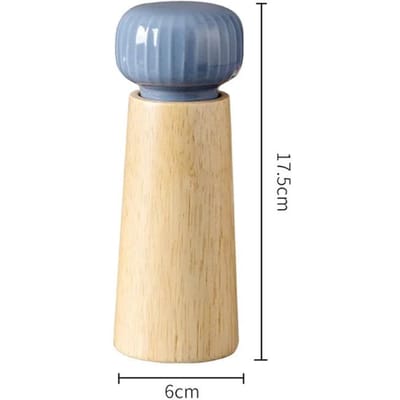 Pepermolen Handmatig Grof Zout Maalfles Instelbare Grofheid Keramische Kern Zwarte Pepermolen Specerijenstrooier Keukengereedschap beige