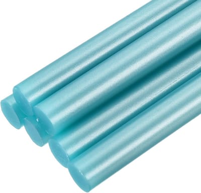 6x Mini Lijmstiften 7x200mm Kleurloos en Diverse Kleuren voor Mini Lijmpistool - Sterke Hete Lijm voor Knutselen en Reparatie