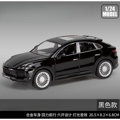 1:24 Cayenne S SUV Legering Auto Model Diecasts Metaal Speelgoed Voertuigen Auto Model Simulatie Geluid Licht Verzameling Cadeau