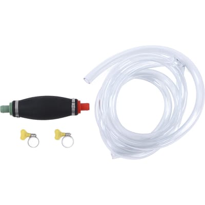 16mm 0.63in Sifonpomp met 3m 9.84ft Slang Gas Olie Water Brandstof Overdracht voor Motoren Motorfietsen Vrachtwagens Generatoren