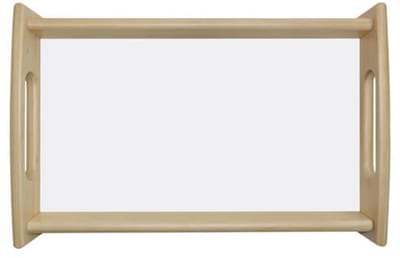 Nevolis® Houten Dienblad 38 x 25 cm – Stevig en Personaliseerbaar
