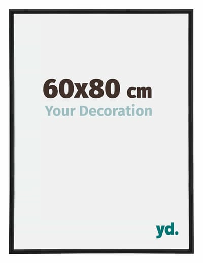 Your Decoration - Puzzellijst 60x80 cm - Zwart Mat - Puzzellijst 1500-2000 stukjes - Kunststof Fotolijst - Annecy
