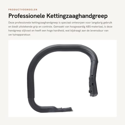 Dailygoods- Kettingzaaghandgreep Professioneel - Vervangend Onderdeel - Tuinaccessoires - Hoogwaardig ABS - Eenvoudig te Installeren - Slijtvast Materiaal - Kettingzaag
