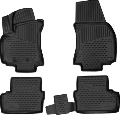 Walser Rubberen Voetmatten XTR geschikt voor Opel Zafira A MPV (T98) 04/1999-Facelift 2003