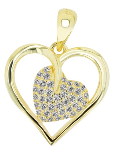 AKZENT Akzent dames hanger "Weston" aus 925 Sterlingzilver, gerhodineerd, duurzaam