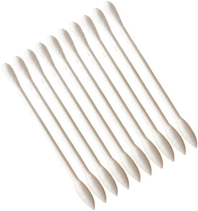 Dailygoods - Wegwerp Wattenstaafjes - Dubbele Tip - Individueel Verpakt - Draagbaar voor Reizen - Zachte Make-up Applicator - Multifunctioneel