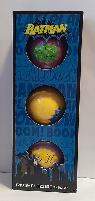 Batman Trio Bath Fizzers GiftSet badbruisballen 3 X 90G