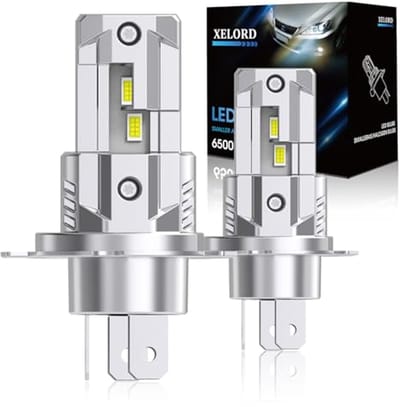LED Autokoplampen H4, 6500K, 14000LM, 55W - Superhelder en Energiezuinig