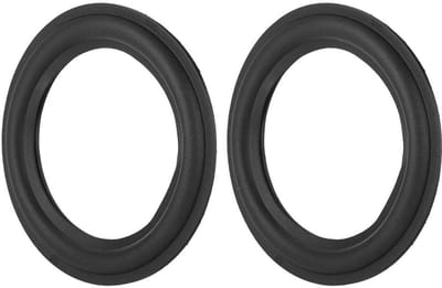 Allecto - Hoornrubberen Randen - Luidspreker Reparatie - Zwart - Subwoofer Schuimrand - Vervangingsonderdeel - Geschikt voor Swans - 5 inch / 12,7 cm