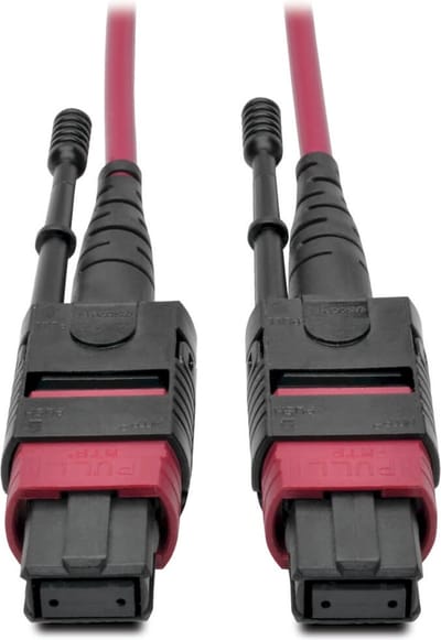 Tripp Lite N845-01M-12-MG Glasvezel kabel 1 m OM4 MPO/MTP Black,Magenta