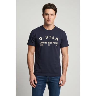 G-Star Chest Logo R T S/s Salute Taglia: S | T-shirt stampate Outlet | Uomo