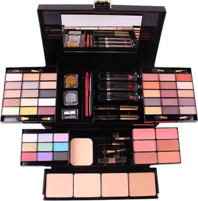 Make Up Koffer - Make Up Koffer Meisjes - Make Up Koffer Met Inhoud - Make Up Set - Make Up Koffer Kinderen - Make Up Koffer Kind - Make Up Koffer Met Make Up Dames - Make Up Koffer Gevuld - Cadeau Vrouw - Cadeau Voor Haar - Cadeau - Compact