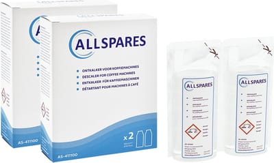 AllSpares Ontkalker voor Koffiemachines geschikt voor De'Longhi DLSC200 EcoDecalk (4x 100ml)