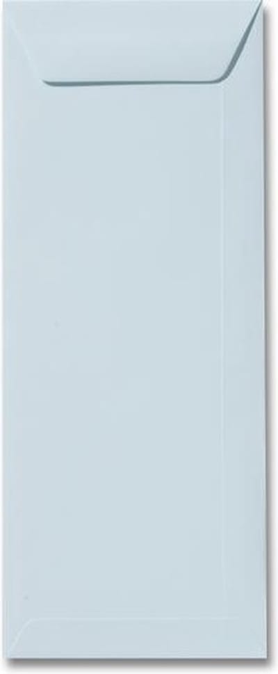 Envelop 12,5 x 31,2 Zachtblauw, 60 stuks