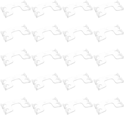 Dailygoods- Blindclips 20 Stuks - Kunststof - Geschikt voor Metalen/Plastic Jaloezieën - Verbindingsrail 25mm - Eenvoudig te Installeren - Lange Levensduur - Jaloezieclips