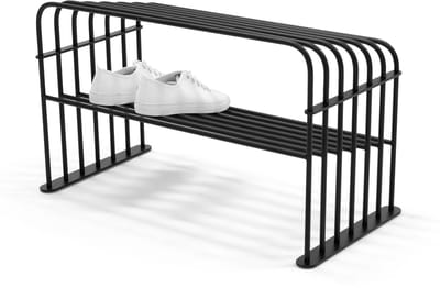 Spinder Design schoenenrek Grid 70 - Zwart - 7 paar schoenen - Staal