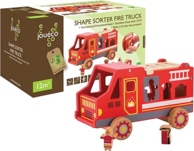 Joueco - Vormenstoof brandweerauto