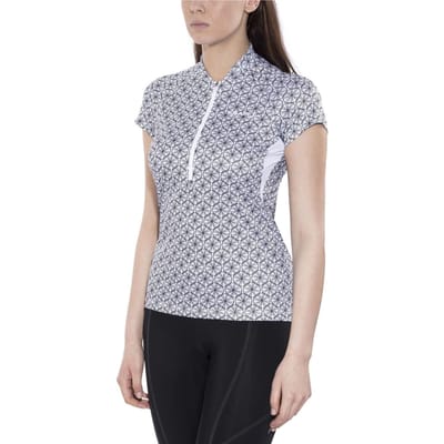 Craft Velo Graphic Jersey - Maat S - Fietsshirt korte mouwen wit/zwart