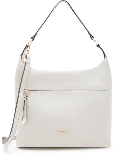 L.CREDI schoudertas Maite Hobo Bag Light Gray crème