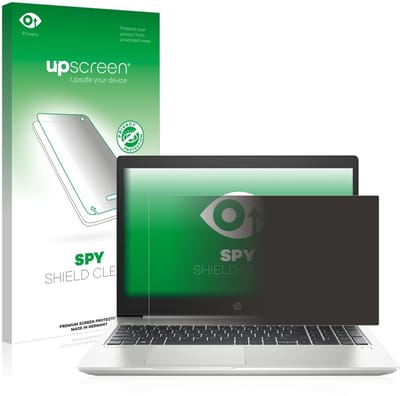 upscreen - privacy screenprotector voor HP ProBook 450 G6 - Folie Beschermfolie Blauwlichtfilter