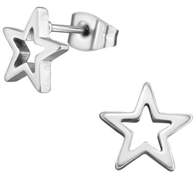 CS Joy - Ster oorbellen - Chirurgisch staal - 10 mm