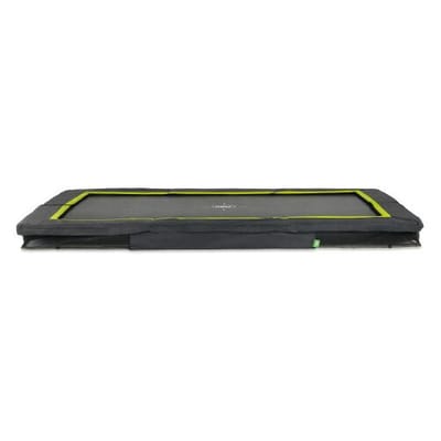 EXIT Silhouette Sporttrampoline 244x366cm - Inground - Ingraaftrampoline - Rechthoekig - Voor Kinderen - Zwart