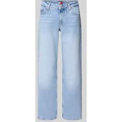 straight fit jeans van mix van katoen en lyocell model 'SOPHIE'