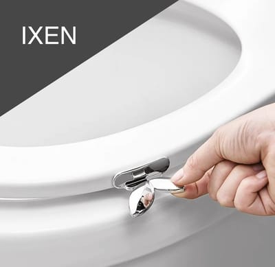 Toilet bril lifter - Toiletbril Lifter - Toilet deksel lifter - WC - Toilet Bril - WC bril lifter - Toilet accessoires - WC bril hoes - WC bril handvat - Zilver - IXEN