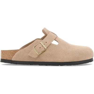 Birkenstock Suede Slippers en Sandalen Dames - Beige - Maat 36 - Suède