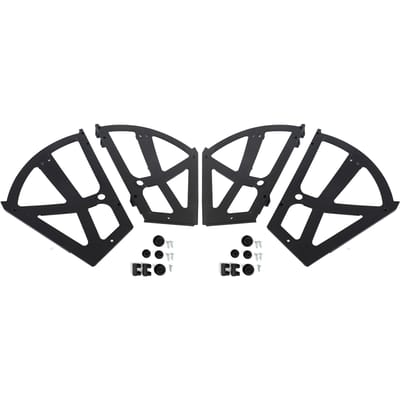 4 Stuks/Set Huismeubilair Schoenen Lade Kast Scharnier Klap Plaat Frame Draairek Accessoire wit