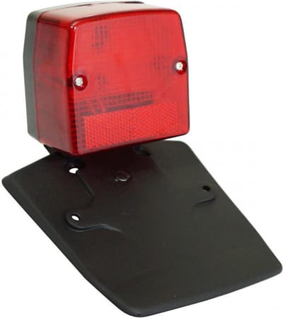 Feu arrière avec support de plaque pour mobylette Peugeot 103 SPX Neuf cyclo mob