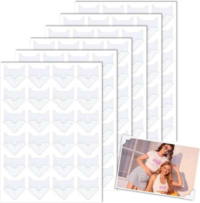 144 Stuks Zelfklevende Fotohoeken - Zwarte Fotohoeken voor Fotoalbums, Scrapbooks en Behoud van Herinneringen