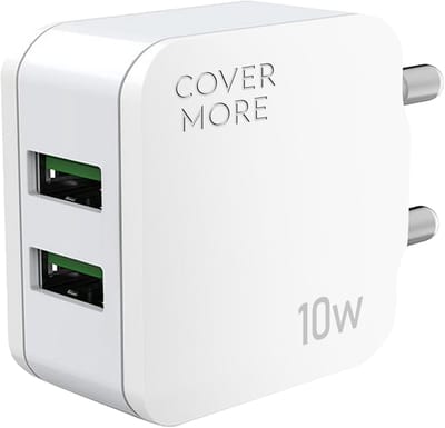 Dubbele usb Adapter - Gecertificeerde oplader - Oplaadstekker voor smartphone, tablet, koptelefoon, accessoires - Met 2 usb A poorten - 12w 5v 2a adapter