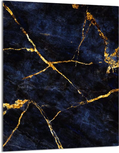 TMK ArtDeko Marmur Serie - Glazen Snijplank - 40x52 cm - Veilig - Meerdere Toepassingen