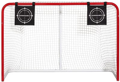 Winnwell - Objecten voor ijshockeytechniek te oefenen - 2-pack - Te bevestigen op ijshockeydoel