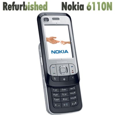 Gereviseerde Nokia originele Nokia 6110 Navigator mobiele telefoon Simple Set zwart
