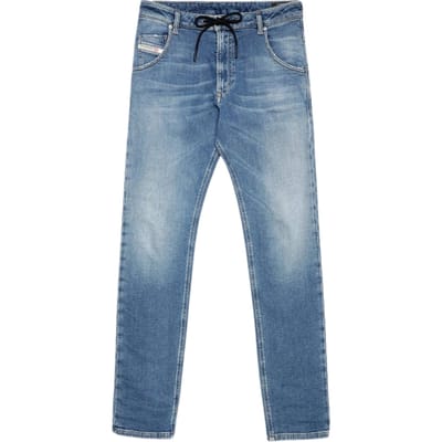 Diesel Krooley-yt Blauwe Sweatjeans