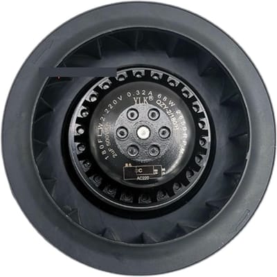 Radiale Ventilator - Centrifugaal Ventilator - Koeling Componenten - Industriële Kwaliteit - 180mm - Zwart