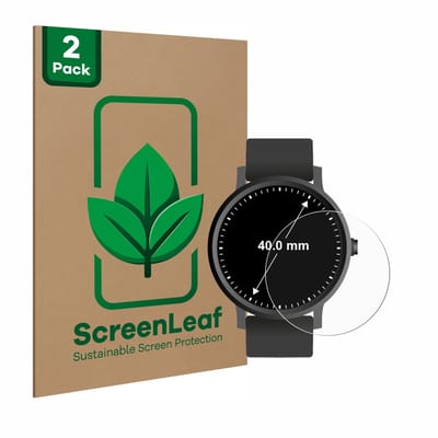 2 Stuks Screenprotector voor Ronde Displays (ø: 40 mm) - Hoogwaardige Beschermfolie transparant