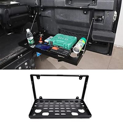 Opvouwbare Aluminium Achterklep Tafel voor Auto - Praktische Cargo Plank voor Kamperen en Buitentochten