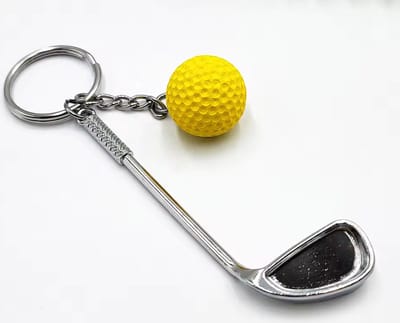 Mini Golf Club Sleutelhanger - Leuke Sport Sleutelhanger, Accessoire voor Golf Fans