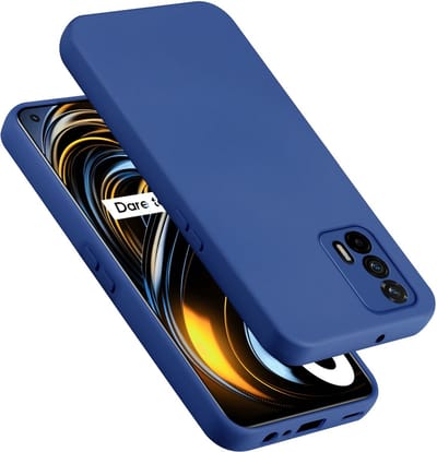 Cadorabo Hoesje geschikt voor Realme GT in LIQUID BLAUW - Beschermhoes gemaakt van flexibel TPU silicone Case Cover