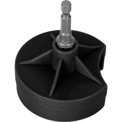 Breimachine Adapter Quick Knit Vervangbare Haakmachine Adapter met Zeskantbit DIY Naald zwart