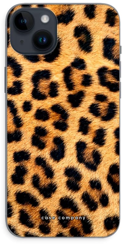 Case Company® - Hoesje geschikt voor iPhone 14 Plus hoesje - Luipaard - Soft Cover Telefoonhoesje - Bescherming aan alle Kanten en Schermrand