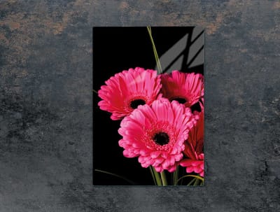 TMK ArtDeko - Snijplank Glas - 35x52 cm - Gerbera