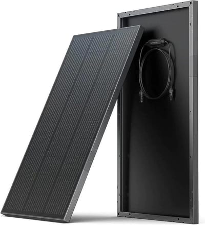 Zonnepaneel Set - Zonnecellen Kit - Energie Opwekken - Monokristallijn Silicium - 100 Watt - Zwart