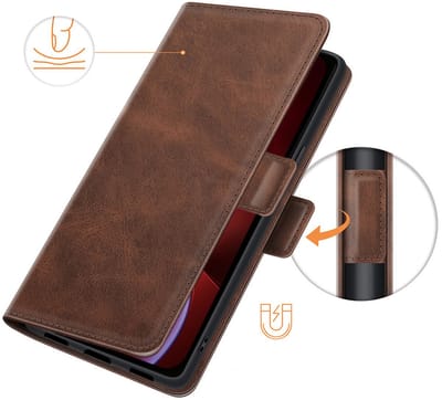 PU Lederen Wallet Hoesje met Sluiting geschikt voor iPhone 13 | Portemonnee Hoes | Wallet case geschikt voor Apple iPhone 13 (6.1 inch) | Wallet case | Ruimte voor pasjes | Met Sluiting | Standaard