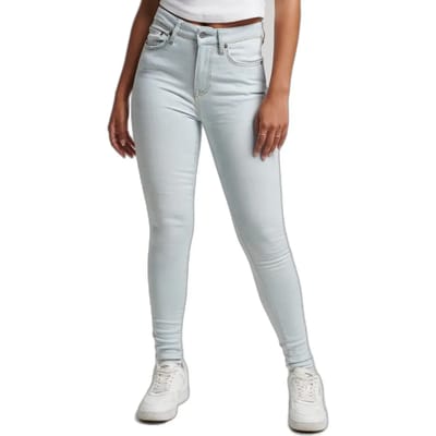 Dames skinny jeans met hoge taille in biologisch katoen Superdry